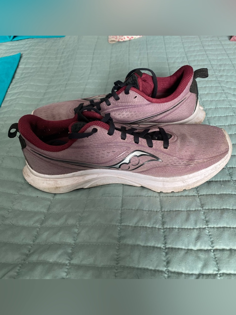 Saucony Women's Running Shoes in Dusty Mauve and Black - Picture 4 of 10